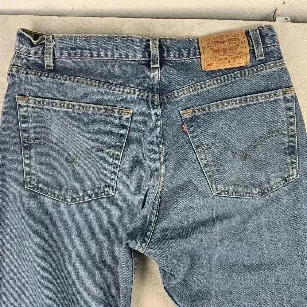 Vintage 505 Levis made in USA 34x33 regular fit straight - Picture 10 of 10